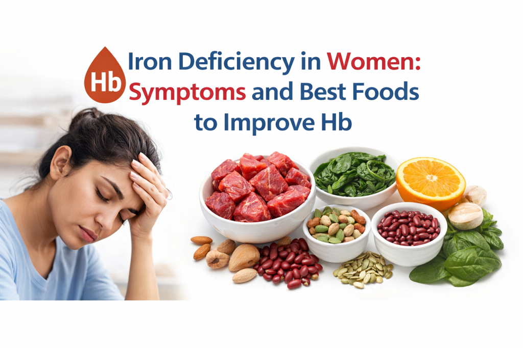 Iron Deficiency in Women: Symptoms and Best Foods to Improve Hb